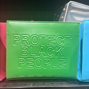 Green Statement Clutch